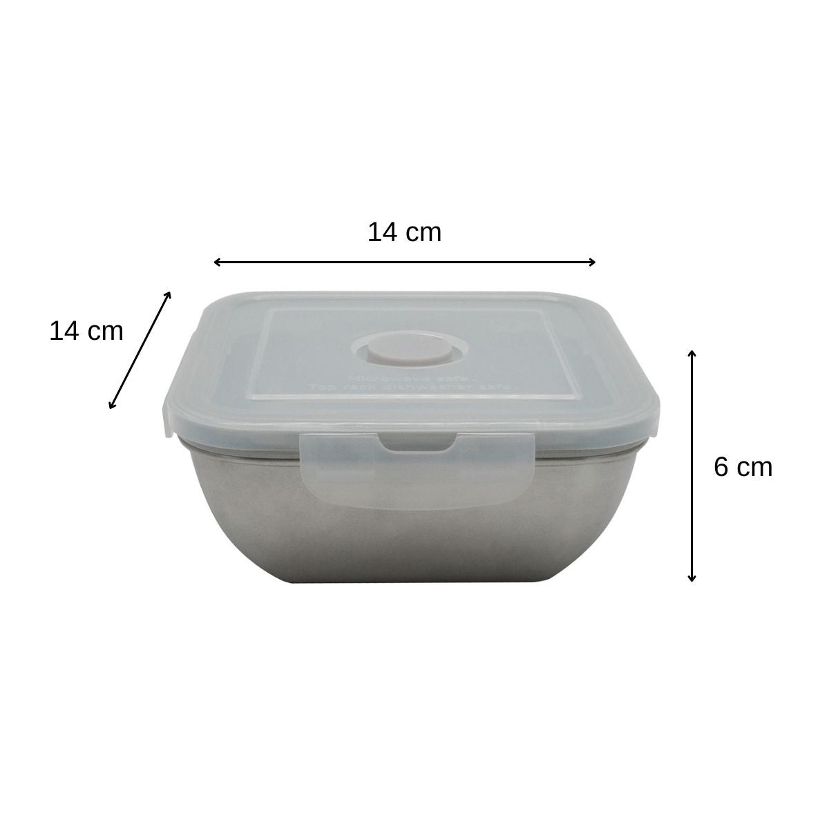 Lunch box en inox avec couvercle à clips 600 ml  Move Fackelmann - Mathon - 3