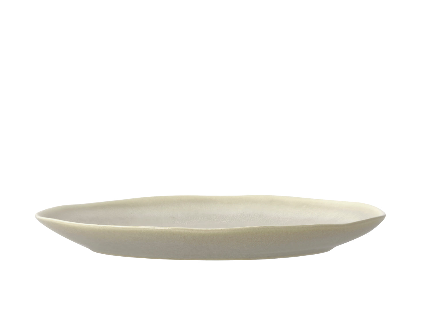 Assiette plate UMAMI en grès Beige doux Villa Collection - Mathon - 2