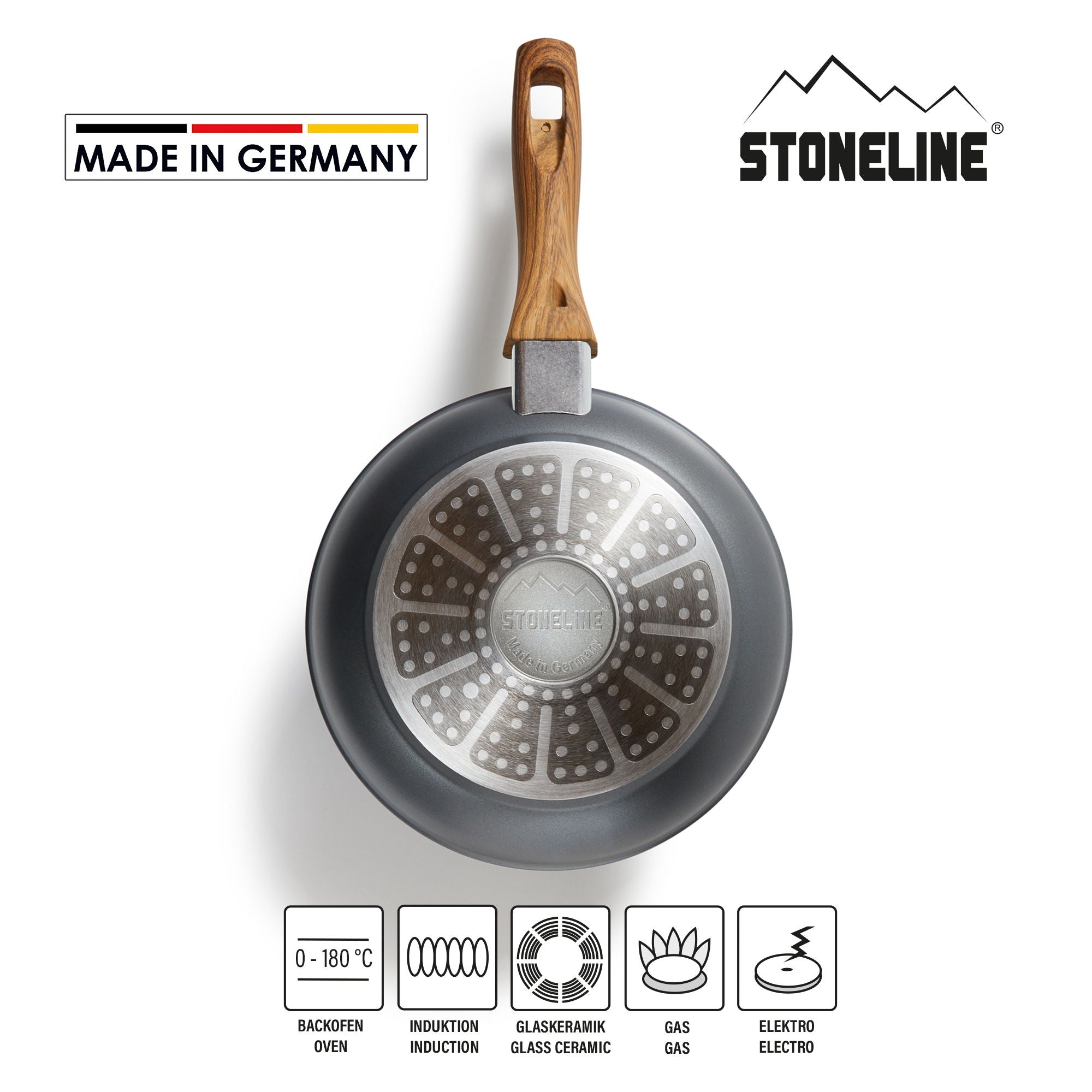 Back to Nature Poêle 20 cm, Made in Germany Stoneline - Mathon - 2