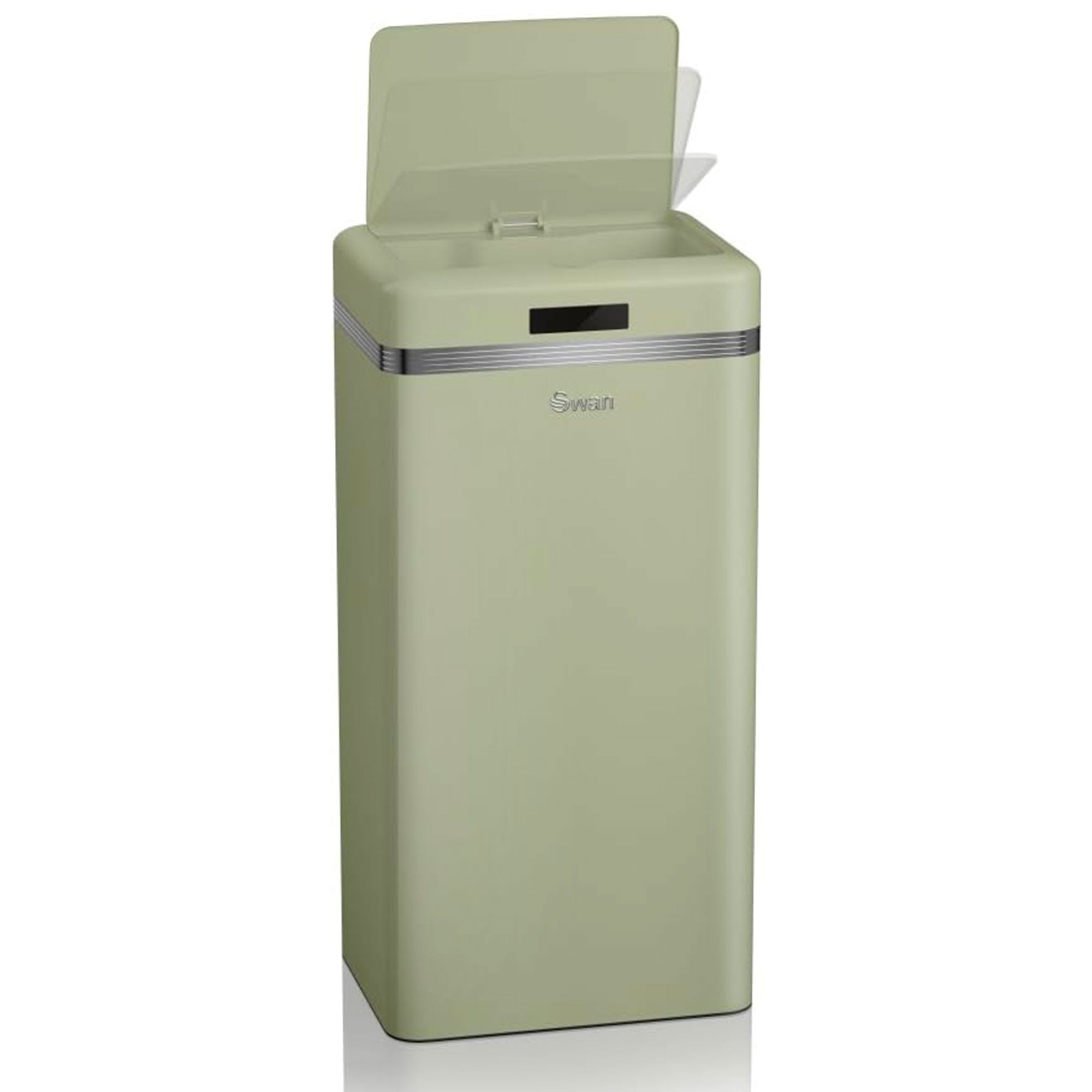Poubelle Saro ME105 105L Inox - Pédale Et Roulettes