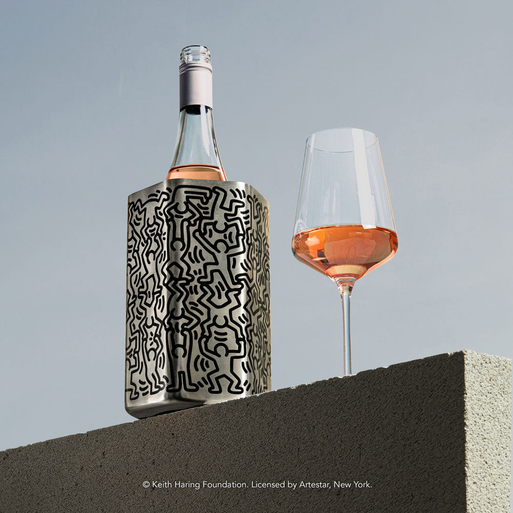 Seau a vin et champagne hive keith haring Vacuvin - Mathon - 3