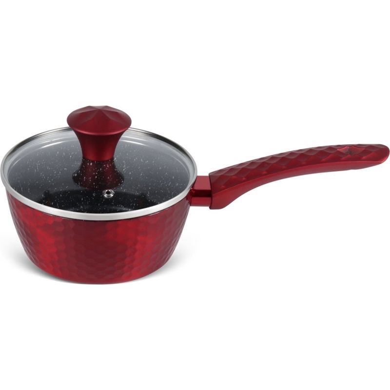 Ensemble de cuisine 10 pièces induction Rouge Métallique Royalty Line RLFD10M-RED Royalty Line - Mathon - 3