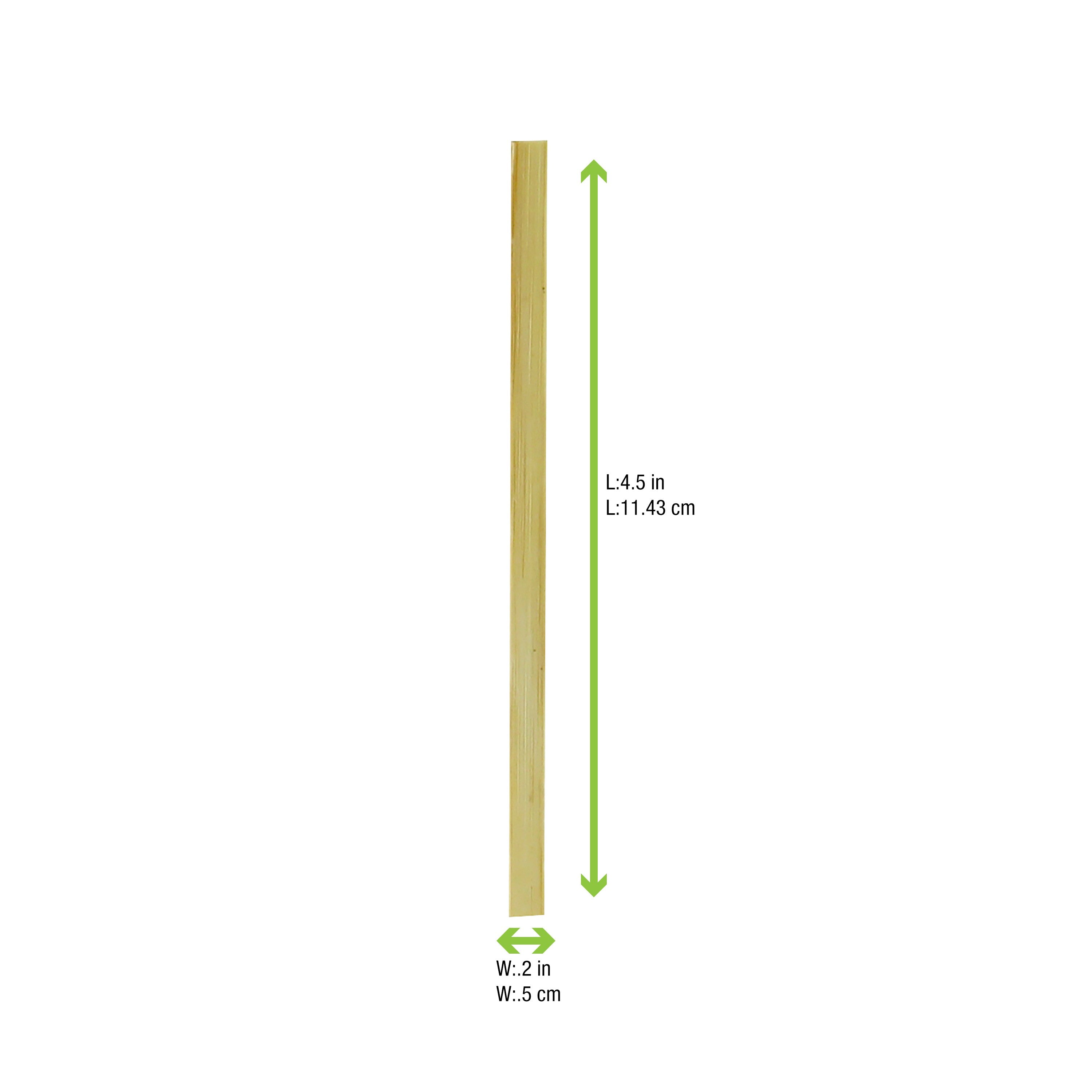 1000Pcs - Spatule à café en bambou   H110mm FirstPack - Mathon - 2