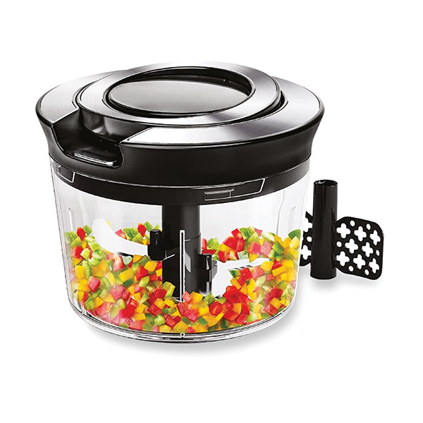 Lot coupe-légumes inox et hachoir manuel multifonction Mathon - Mathon - 7