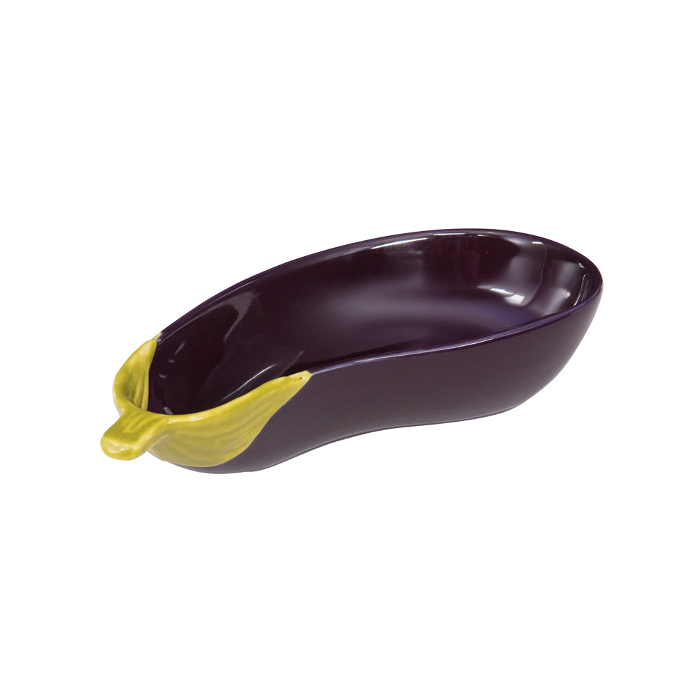 Coupe Aubergine 27x12,7 cm Table passion - Mathon - 1