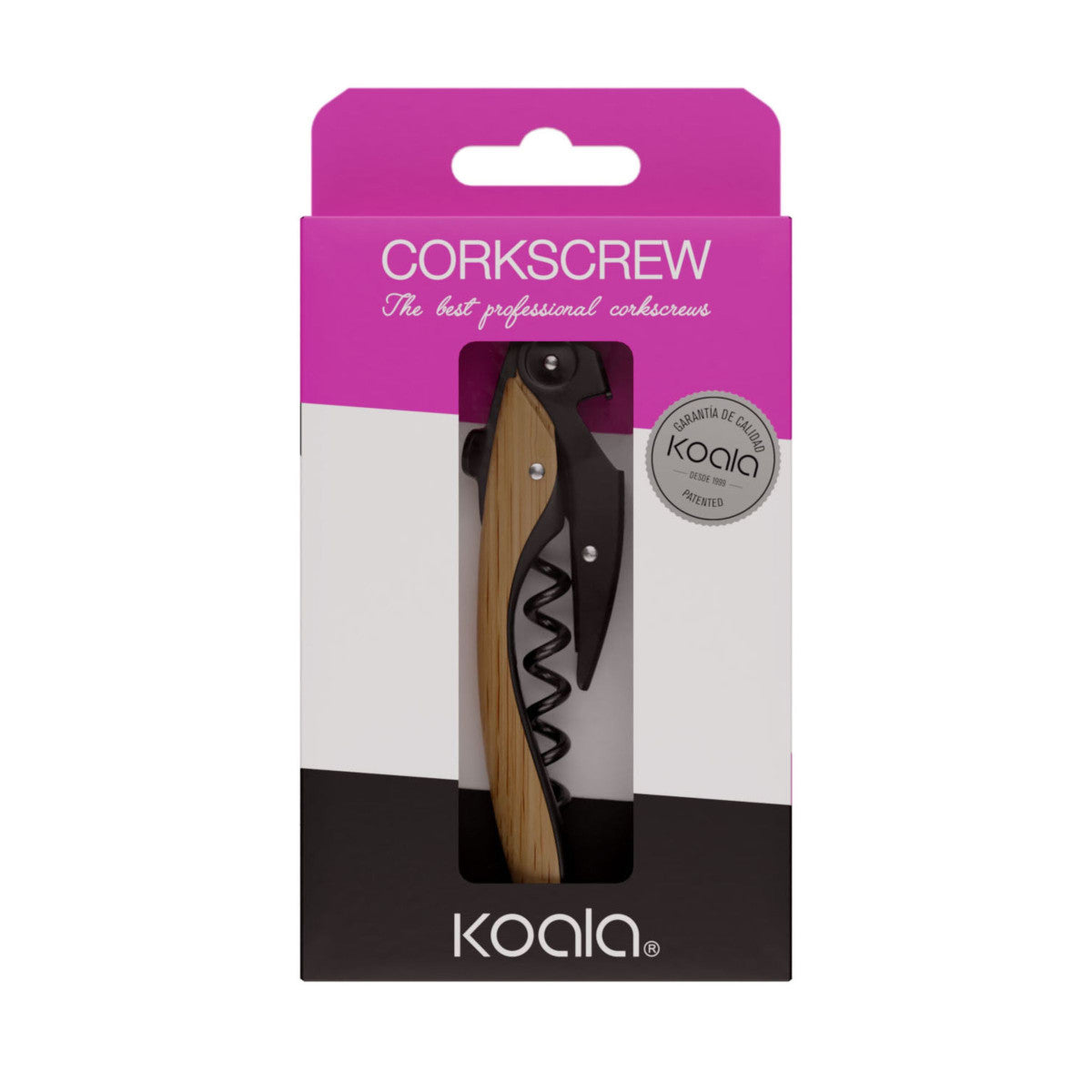 Pop - Tire-bouchon double levier high tech Bois Koala - Mathon - 6