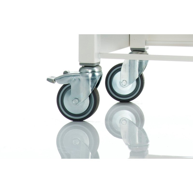 Desserte de cuisine plateau supérieur en Acier Inoxydable, CHELSEA, Blanc Don Hierro - Mathon - 5