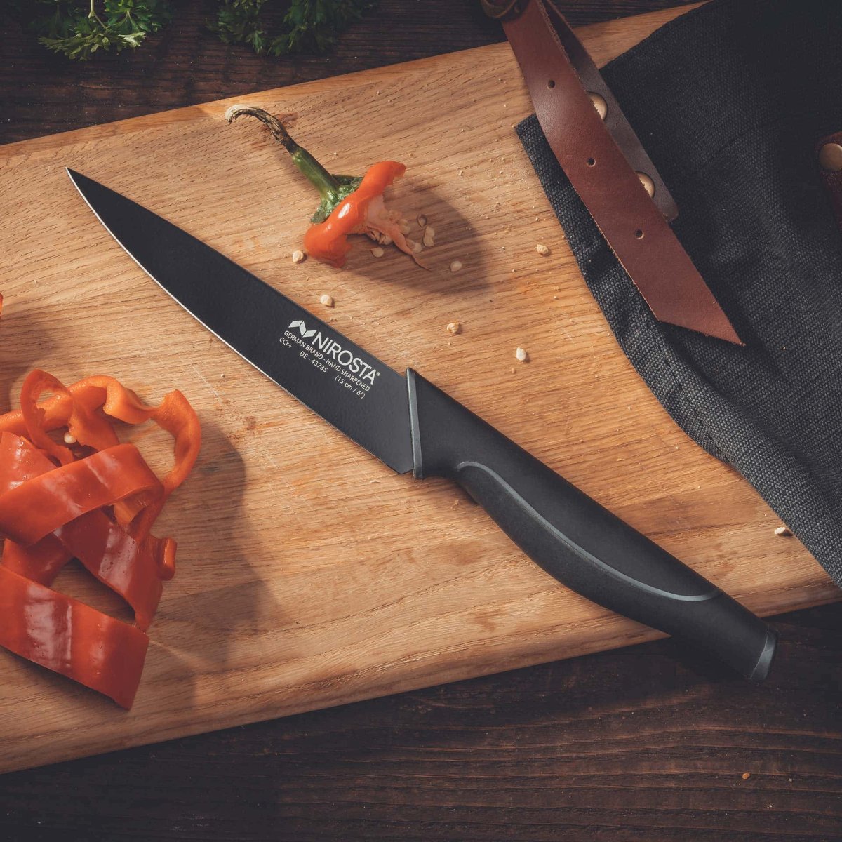 Couteau universel  Black Edition Nirosta - Mathon - 2