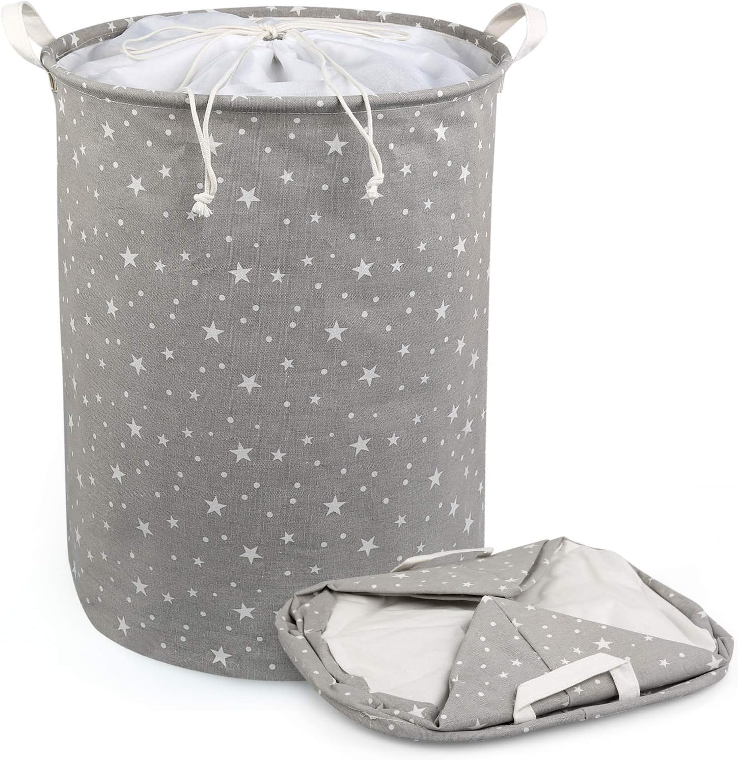 Panier à linge pliable motif étoile 40 × 50 cm Vendos85 - Mathon