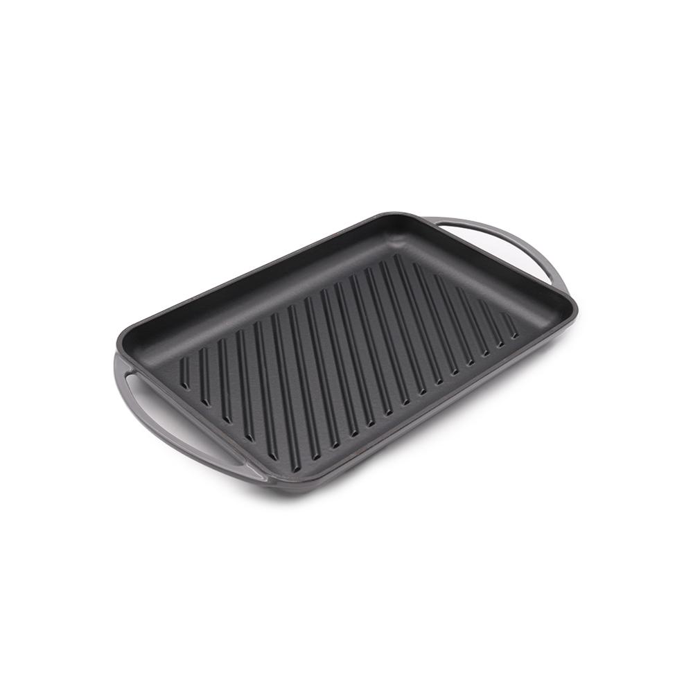 Batterie de cuisine - Set de 3 pièces fonte émaillée gris Laguiole Cuisson - Mathon - 2