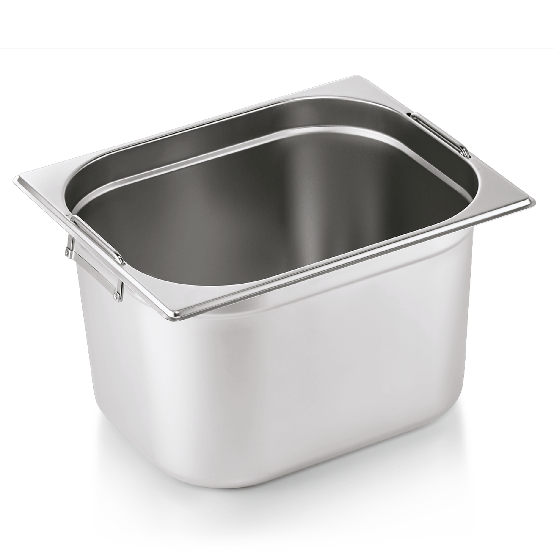 Bac GN 1/2 Inox avec Poignées Tombantes 11,5 L H 200 mm - WAS Germany - Mathon