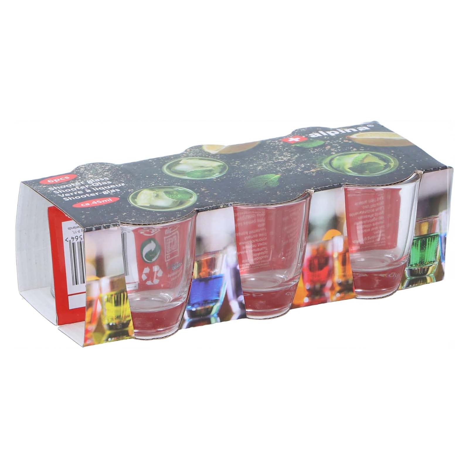 Pack de 6 Verres à Shot 45ml Alpina - Mathon - 4