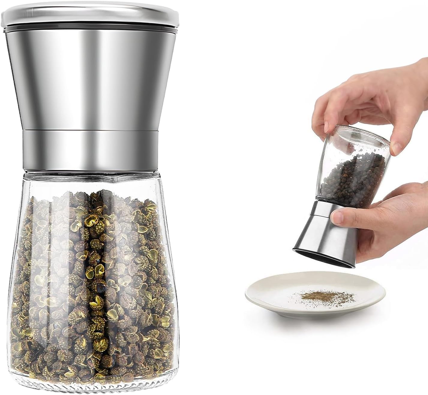 Moulin a Poivre Sel avec broyeur céramique réglable Vendos85 - Mathon