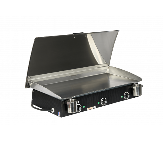 LUX 830 CARBON Couvercle 2 ustensiles Planchaelec - Mathon - 1