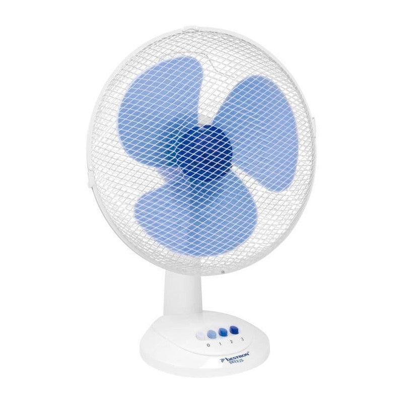 Bestron Ventilateur De Table - Panier 35cm - Blanc - 40w - Debit Dair 40,24,20m3/min. Vitesse De Lair 2,49m/sec - Sonore: 49,3 D Bestron - Mathon - 2