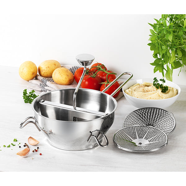 Moulin à légumes inox 3 grilles KC.MOUL-21.3 Kitchen Chef Professional - Mathon - 2