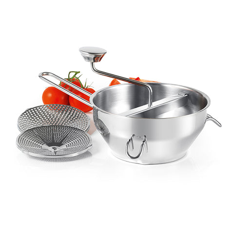 Moulin à légumes inox 3 grilles KC.MOUL-21.3 Kitchen Chef Professional - Mathon - 1