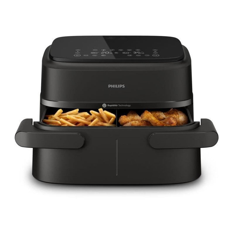 Friteuse Sans Huile   - Airfryer Xxl Na351/00 - Capacité 7,1l - Double Cuve - 6 Préréglages - 2450w Philips - Mathon - 1