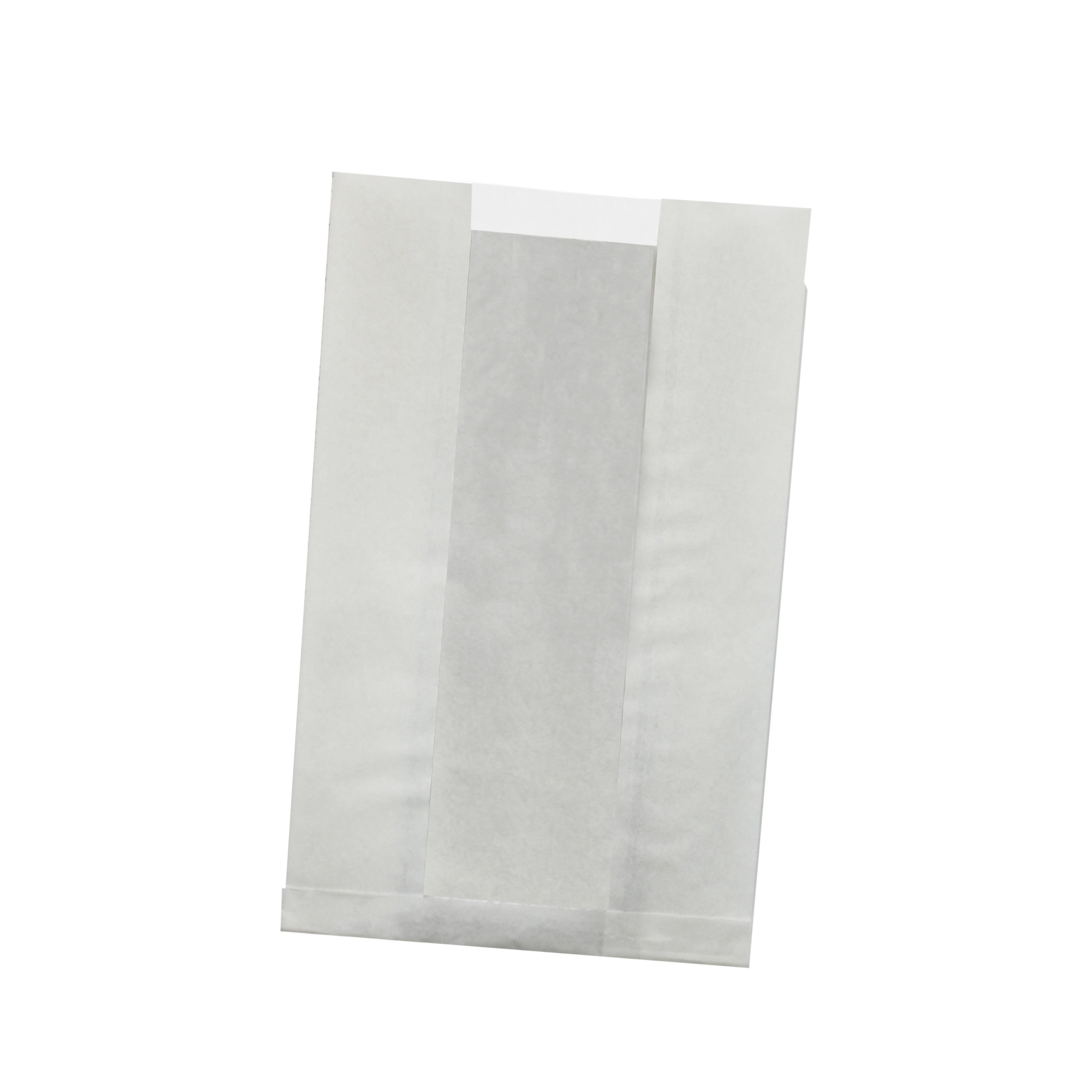 1000Pcs - Sac blanc ingraissable en papier kraft à fenêtre plastique PP 280x180x80mm FirstPack - Mathon - 1
