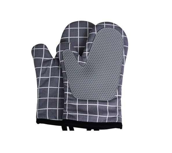 Gants de four coton et silicone résistants à la chaleur Vendos85 - Mathon