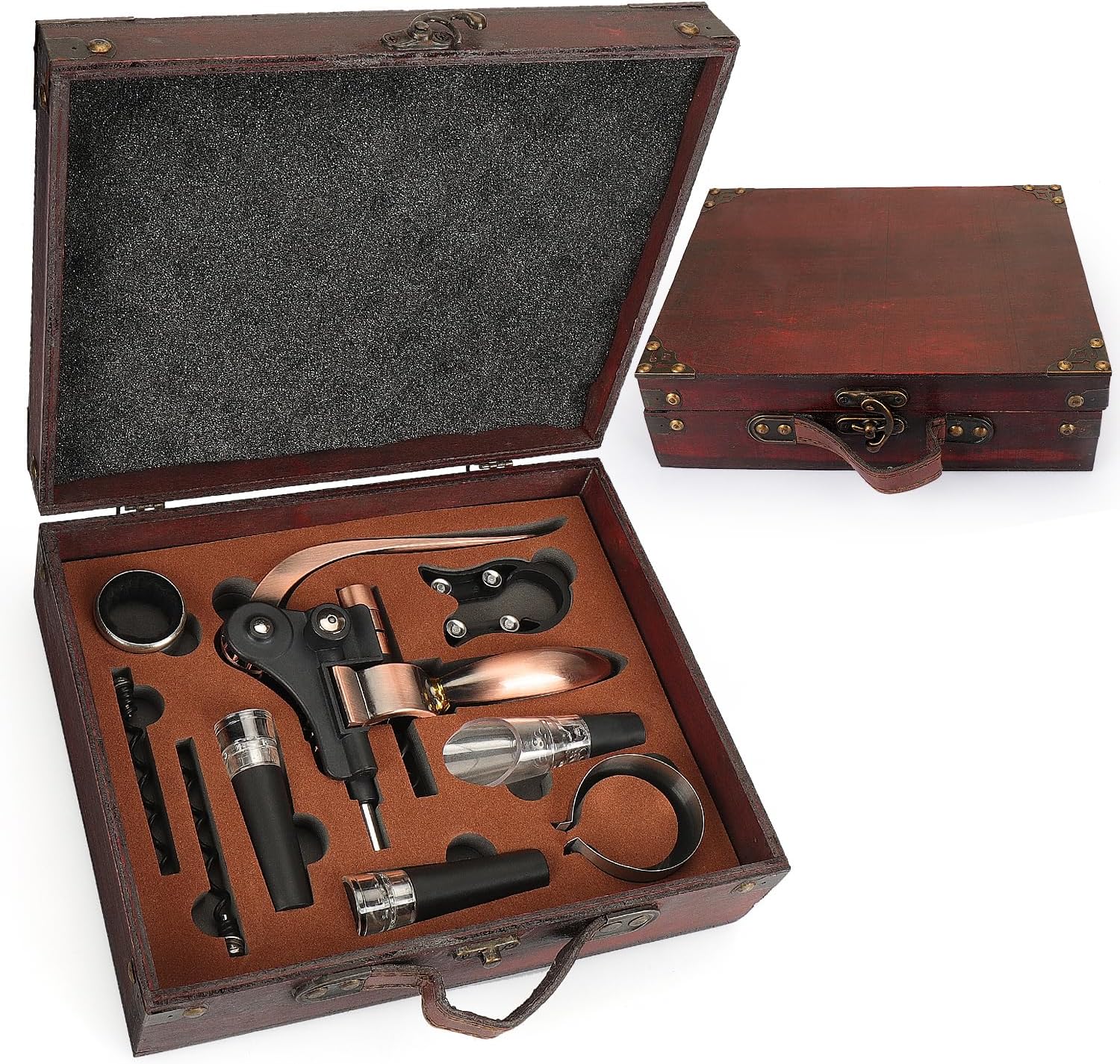 Coffret Cadeau Vin Homme – Bois Élégant Complet Vendos85 - Mathon