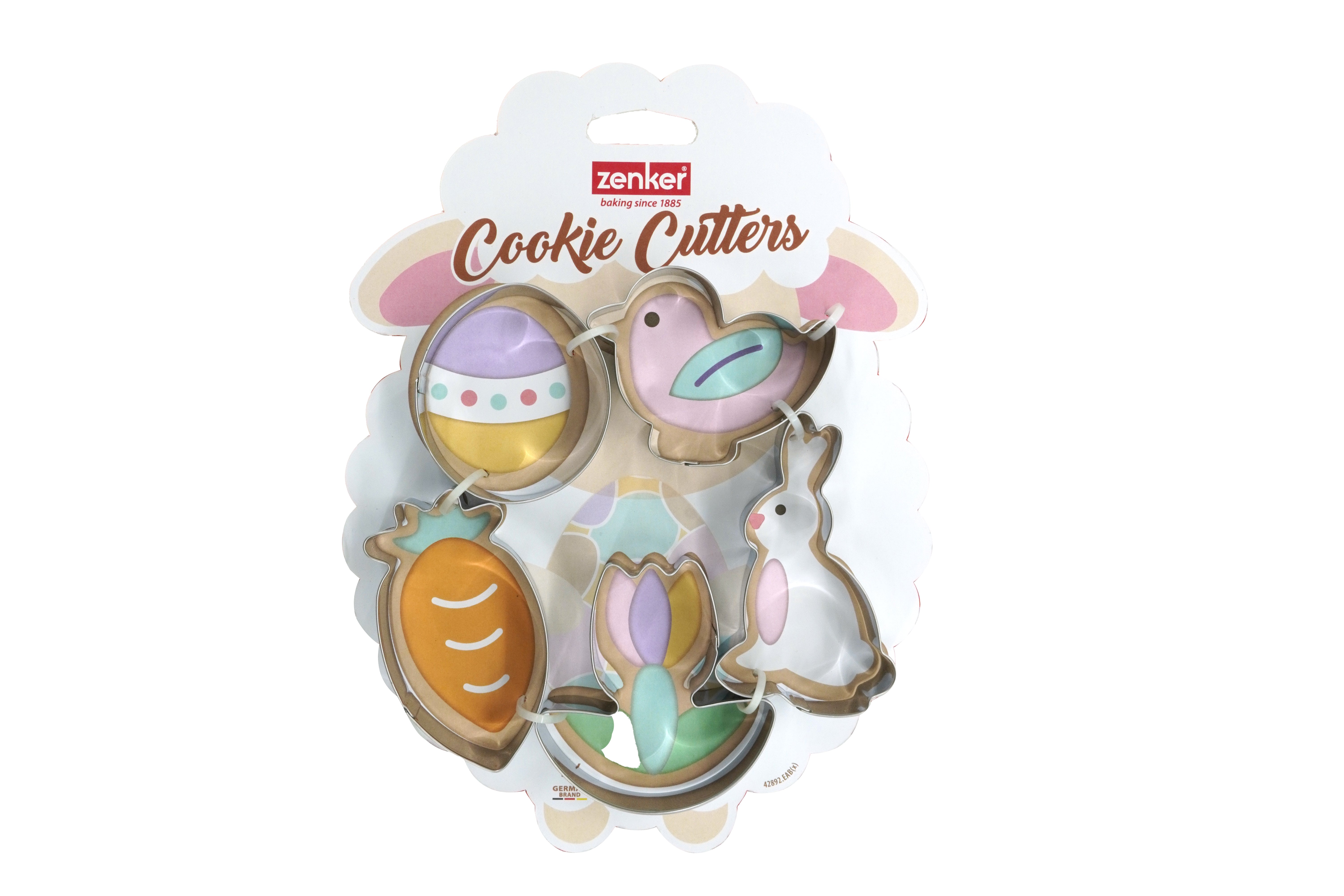 Set de 5 emporte-pièces Pâques Inox Zenker Pâques Zenker - Mathon