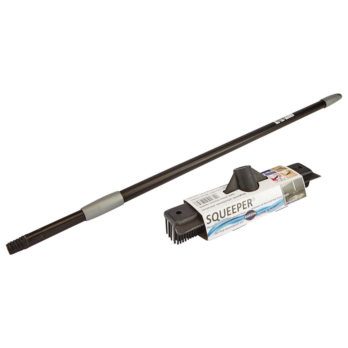 Balai caoutchouc 3 en 1 manche télescopique 1,5M Astuceo - Mathon - 2