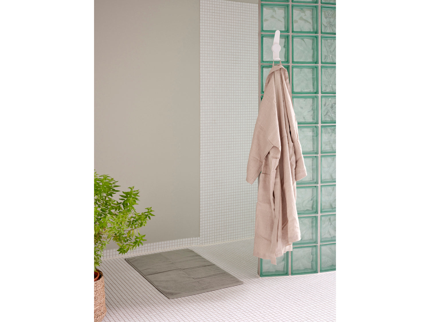 Tapis de bain Classic en 100% coton/1200 g Vert olive Zone Denmark - Mathon - 2