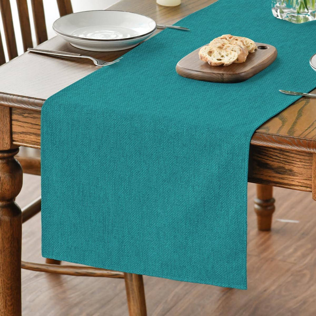 Chemin de Table Polyester Turquoise 40×100 cm Vendos85 - Mathon