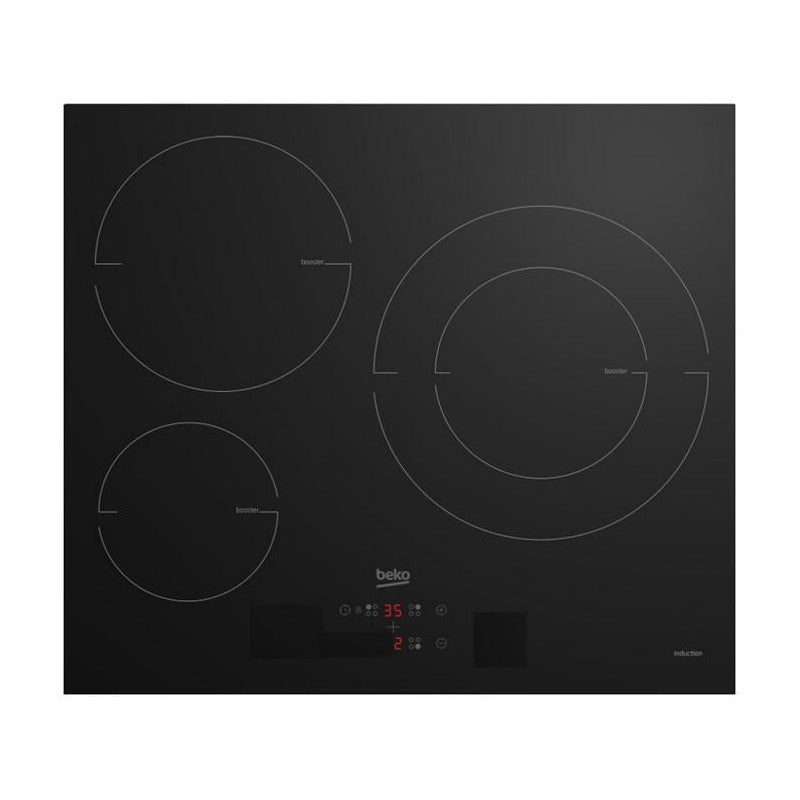 Table A Induction Beko Hii63405mt - 3 Plaques De Cuisson - Noir Beko - Mathon - 1