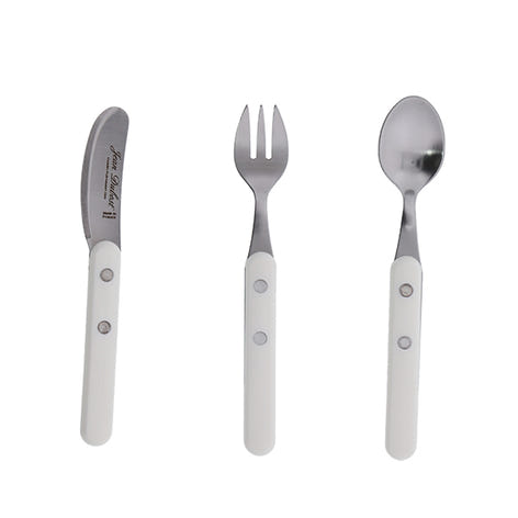 3 couverts enfants Bistrot à la française blanc Jean Dubost - Mathon - 2