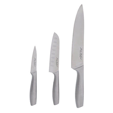 Coffret de 3 couteaux de cuisine inox Fusal Jean Dubost - Mathon - 2
