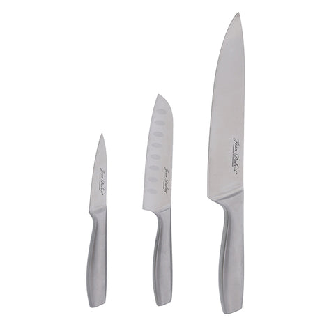 Coffret de 3 couteaux de cuisine inox Fusal Jean Dubost - Mathon - 2