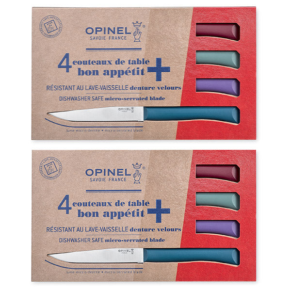 Lot de 2 coffrets 4 couteaux de table Glam Opinel - Mathon - 1