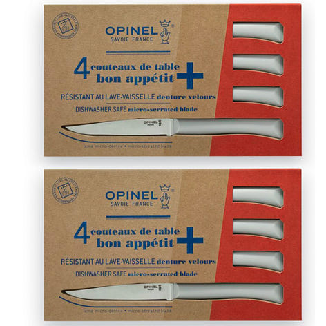 Lot de 2 coffrets 4 couteaux de table Nuage Opinel - Mathon - 1