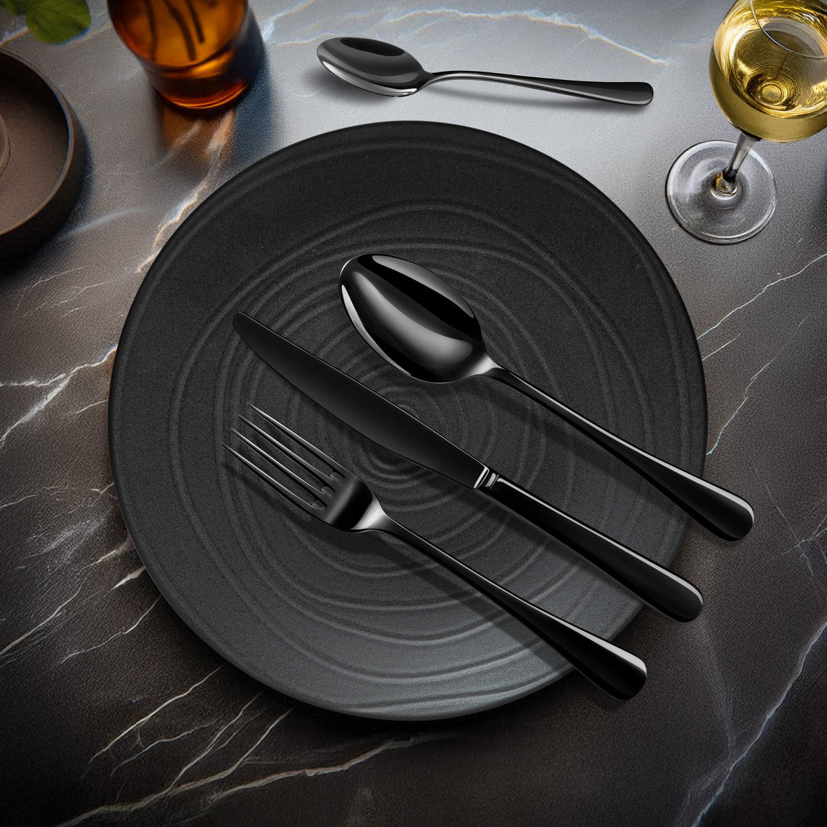 Clipper Noir - Ménagère 24 pièces Couzon - Mathon - 3