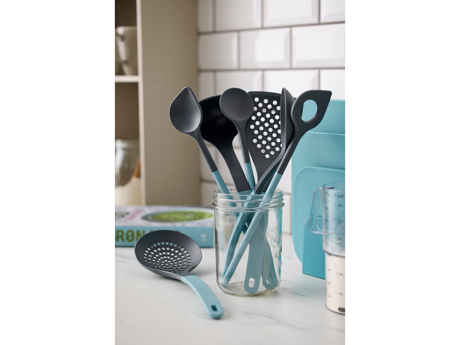 Cuillère de service NEW OPTIMA en nylon Nordic green Rosti - Mathon - 7