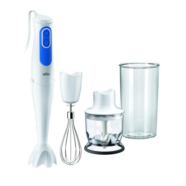 Mixeur Plongeant Braun Mq3025 700 W Blanc Blanc/bleu Bleu/blanc 700 W Braun - Mathon - 1