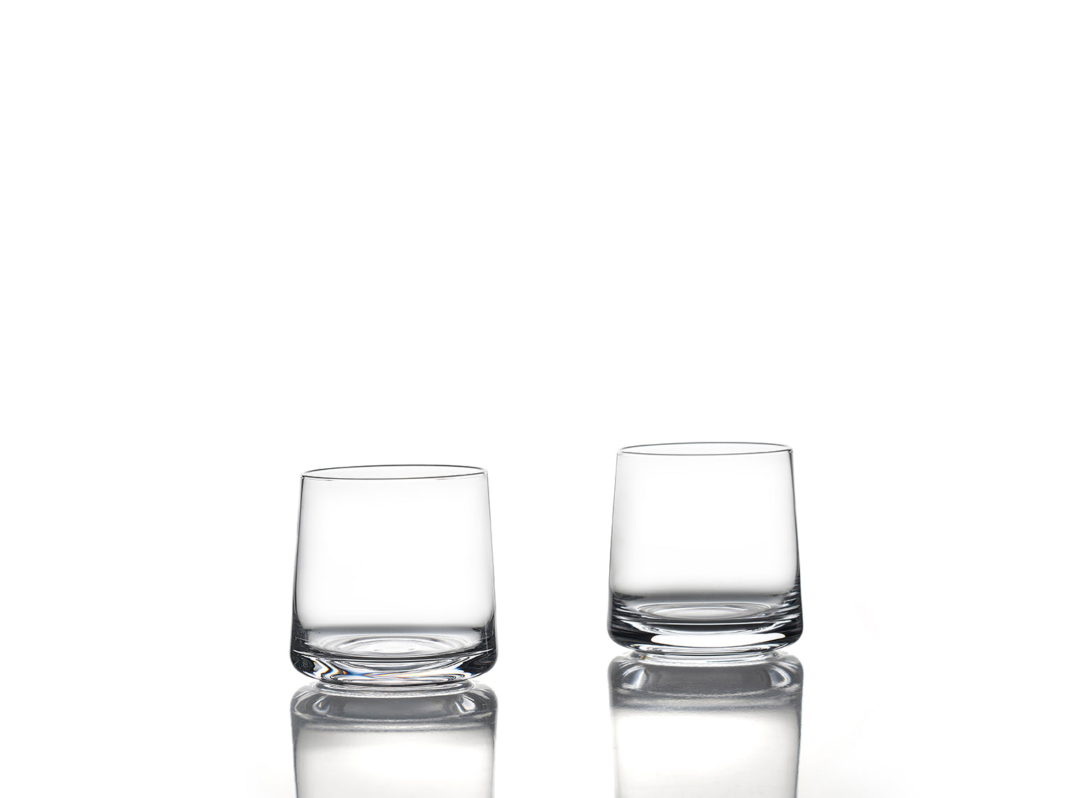 Set de 2 verres wideball ROCKS en verre cristal sans plomb Transparent Zone Denmark - Mathon - 1