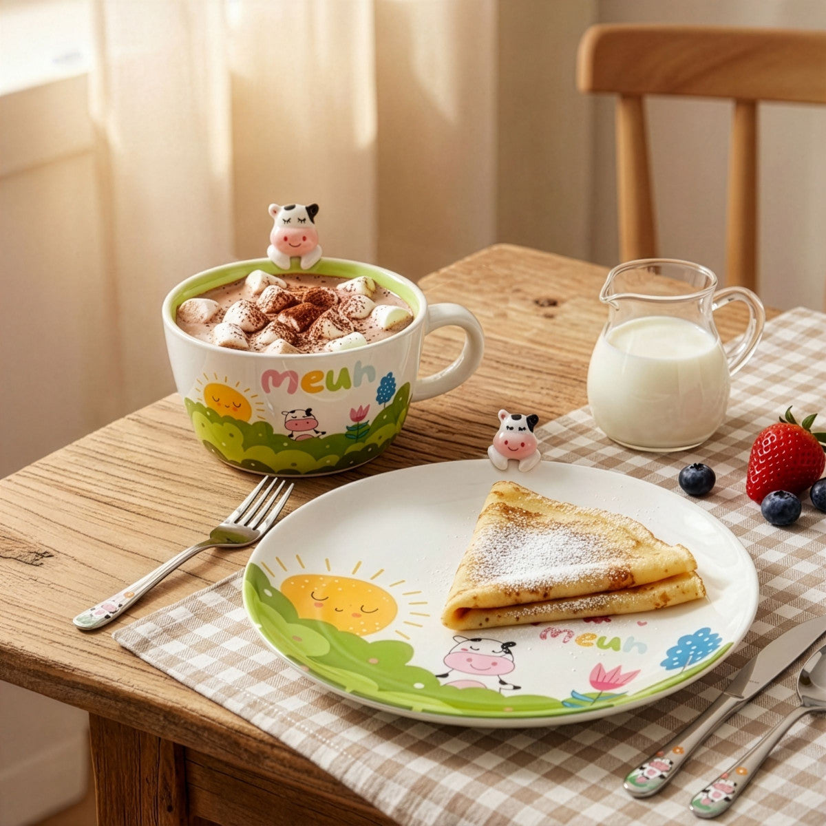 Moona - Coffret de vaisselle 3 pièces pour enfant Médard de Noblat - Mathon - 2