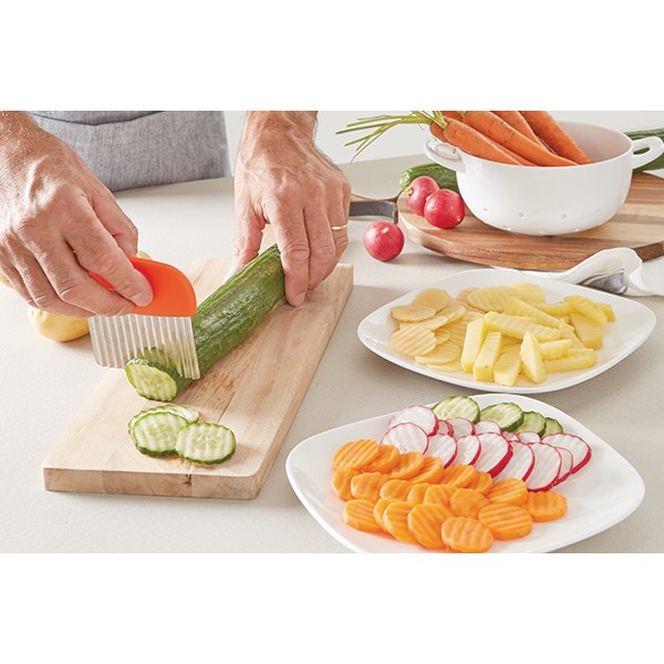 Coupe légumes lame ondulée en inox Mathon - Mathon - 3