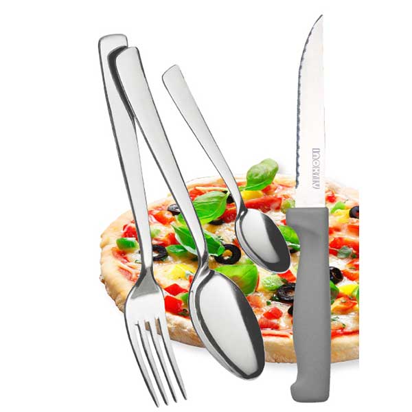 Lot de 2 ménagères inox Eatitaly 24 pièces Inoxriv - Mathon - 2