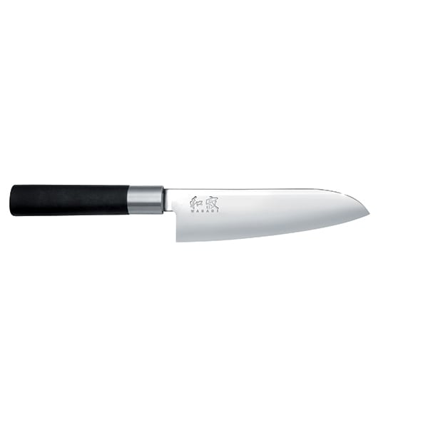 Couteau Santoku 16.5 cm Wasabi Black Kai - Mathon
