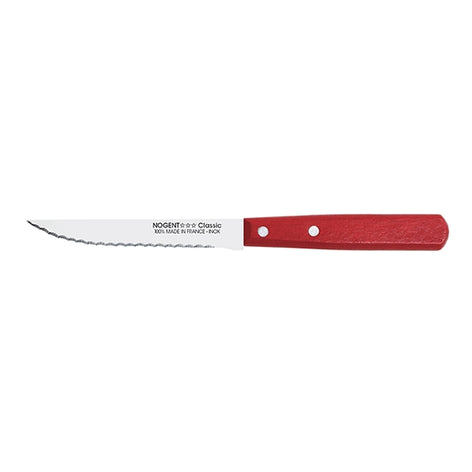 Couteau à steak 11 cm rouge Nogent - Mathon