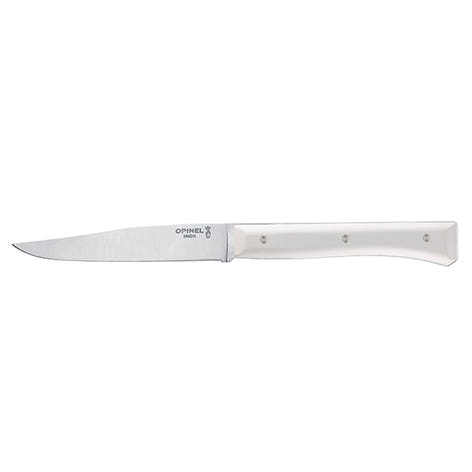 Coffret de 4 couteaux de table à lame lisse Facette blanc  Opinel - Mathon - 1