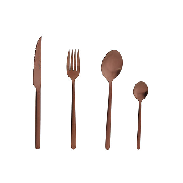 Ménagère 16 pièces Anuradha Cuivré Jean Dubost - Mathon - 1