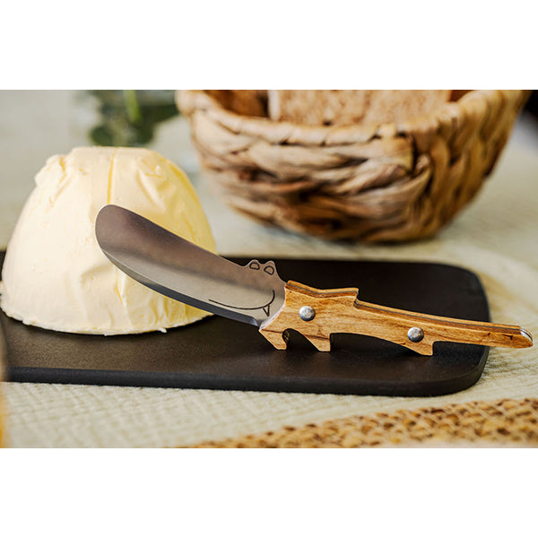 Coffret 3 couteaux à pain, fromage et tartineur en bois d’olivier Roger Orfèvre - Mathon - 4