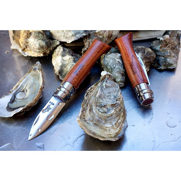 Couteau à huîtres et coquillages pliant N°9 lame inox 6,5 cm - Mathon - 2