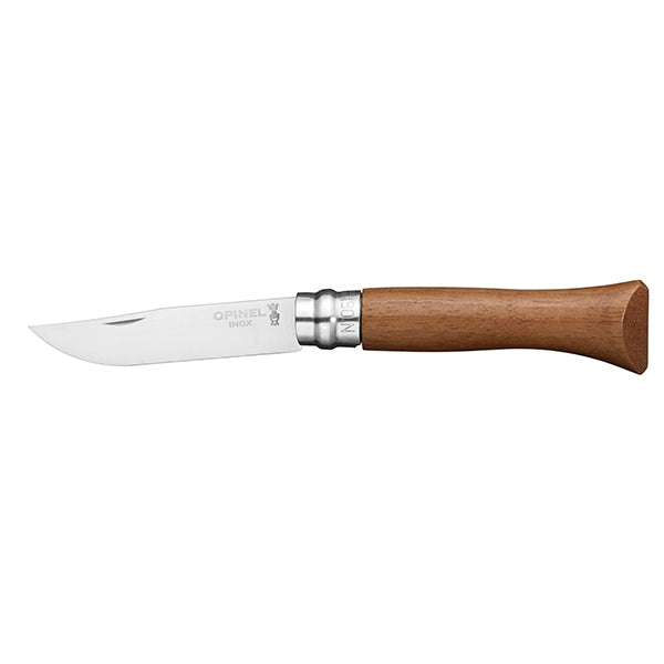 Couteau pliant N°06 Inox 7 cm manche en Noyer Opinel - Mathon - 1
