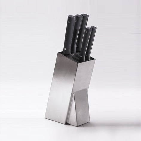 Bloc universel en inox avec 5 couteaux Mill Pradel Jean Dubost - Mathon